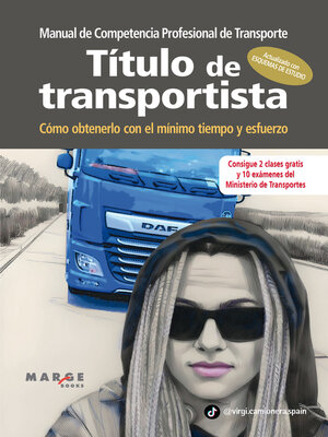 cover image of Manual de competencia profesional de transporte: Título de transportista